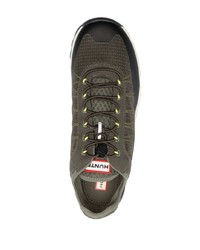 olivgrüne niedrige Sneakers von Hunter