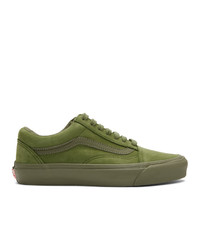 olivgrüne niedrige Sneakers von Vans