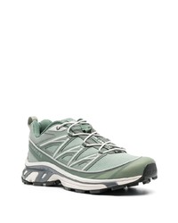 olivgrüne niedrige Sneakers von Salomon