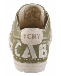 olivgrüne niedrige Sneakers von Yellow Cab