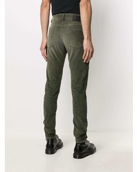 olivgrüne Samtjeans von Diesel