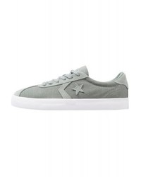 olivgrüne Segeltuch niedrige Sneakers von Converse
