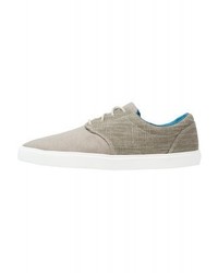 olivgrüne Segeltuch niedrige Sneakers von Crocs