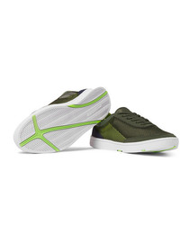 olivgrüne Segeltuch niedrige Sneakers von Orlebar Brown