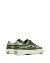 olivgrüne Segeltuch niedrige Sneakers von Vans