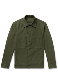 olivgrüne Shirtjacke von Barena