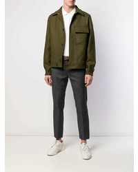 olivgrüne Shirtjacke von PS Paul Smith