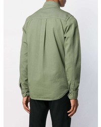 olivgrüne Shirtjacke von Ami Paris