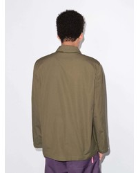olivgrüne Shirtjacke von Jil Sander