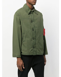 olivgrüne Shirtjacke von 424
