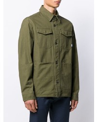 olivgrüne Shirtjacke von Tommy Jeans