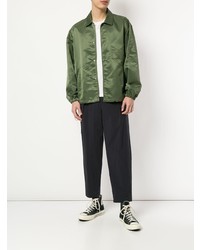 olivgrüne Shirtjacke von Yoshiokubo