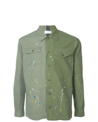 olivgrüne Shirtjacke von John Elliott