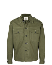 olivgrüne Shirtjacke von Kent & Curwen