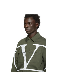 olivgrüne Shirtjacke von Valentino
