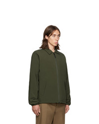 olivgrüne Shirtjacke von The Very Warm