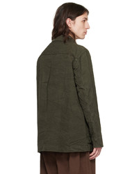 olivgrüne Shirtjacke von Casey Casey