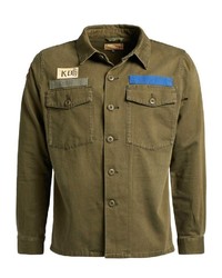 olivgrüne Shirtjacke von khujo