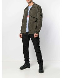 olivgrüne Shirtjacke von CP Company