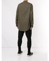 olivgrüne Shirtjacke von Julius