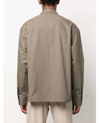 olivgrüne Shirtjacke von Studio Nicholson