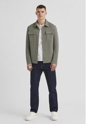 olivgrüne Shirtjacke von Milestone