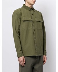 olivgrüne Shirtjacke von Barbour