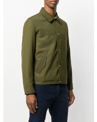 olivgrüne Shirtjacke von AMI Alexandre Mattiussi