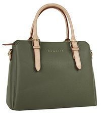 olivgrüne Shopper Tasche aus Leder von Bugatti