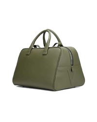 olivgrüne Shopper Tasche aus Leder von Valas