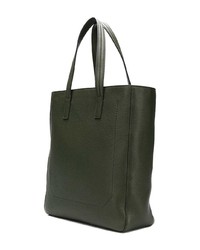 olivgrüne Shopper Tasche aus Leder von Salvatore Ferragamo