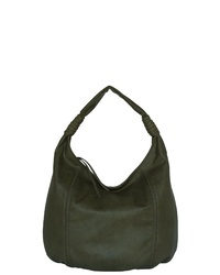 olivgrüne Shopper Tasche aus Leder von POON Switzerland