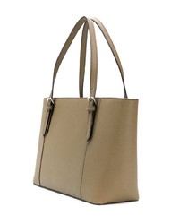 olivgrüne Shopper Tasche aus Leder von Bally