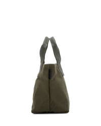 olivgrüne Shopper Tasche aus Segeltuch von N. Hoolywood