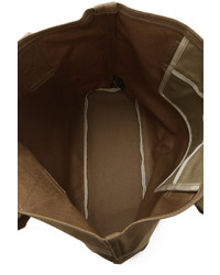 olivgrüne Shopper Tasche aus Segeltuch von Rag & Bone