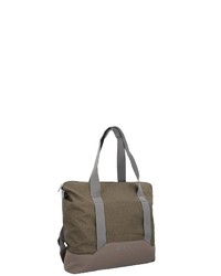 olivgrüne Shopper Tasche aus Segeltuch von Vaude