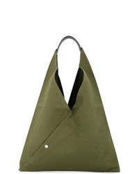 olivgrüne Shopper Tasche von Cabas