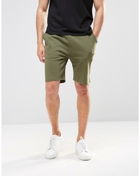 olivgrüne Shorts von Asos