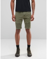 olivgrüne Shorts von Asos