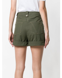 olivgrüne Shorts von Vanessa Seward
