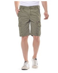 olivgrüne Shorts von Le Temps des Cerises