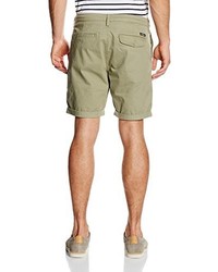 olivgrüne Shorts von Lee