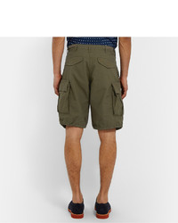 olivgrüne Shorts von Beams