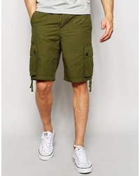 olivgrüne Shorts von Pretty Green