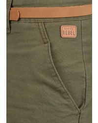 olivgrüne Shorts von Redefined Rebel