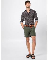 olivgrüne Shorts von Scotch & Soda