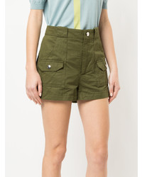 olivgrüne Shorts von Marni