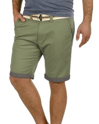 olivgrüne Shorts von Solid
