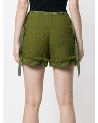 olivgrüne Shorts von MSGM