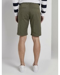 olivgrüne Shorts von Tom Tailor Denim